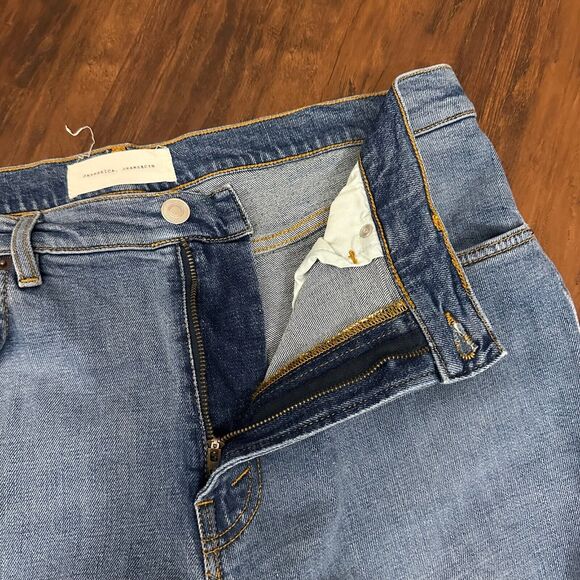 JEANERICA TM005 Jeans Blue Denim Light Vintage Straight Leg Cotton - Picture 4 of 13